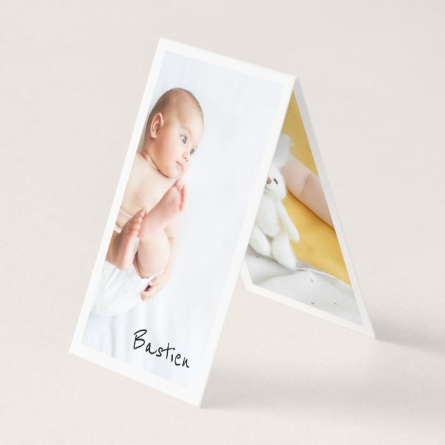 Faire-Part de Naissance Bastien (Front)