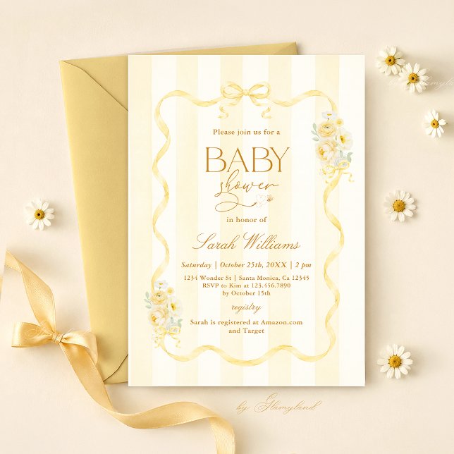Faire-part de naissance bébé abeille (Créateur téléchargé)
