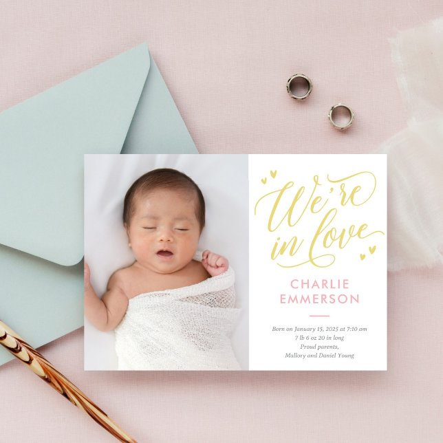 Faire-part de naissance bébé EDITABLE COULEUR (Créateur téléchargé)