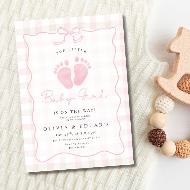Faire-part de Naissance Bébé Fille à l'Arcasse Ros (Créateur téléchargé)