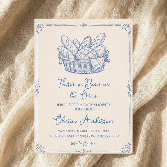 Faire-Part de Naissance Bébé Fournée Dessinée à la (Créateur téléchargé)