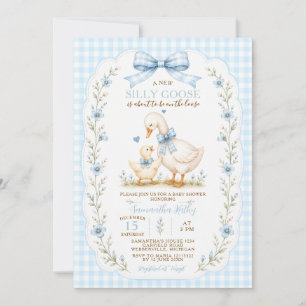 Faire-part de Naissance Bébé Garçon Silly Goose Bl