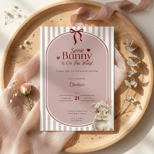 Faire-Part de Naissance Bébé Lapin Baby Shower