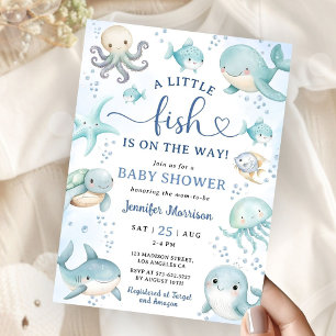 Faire-Part de Naissance Bébé Poisson