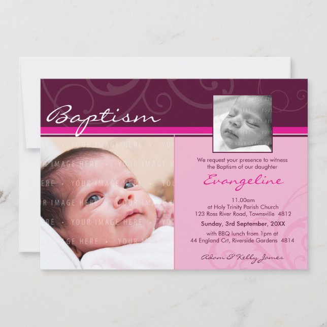 FAIRE-PART DE NAISSANCE :: caritatif 5L (Devant)
