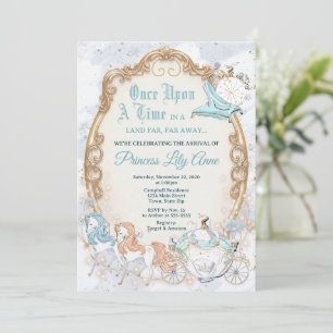 Faire-part de naissance Carrosse de Cendrillon
