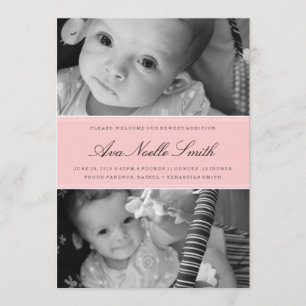 FAIRE-PART DE NAISSANCE CLASSIQUE