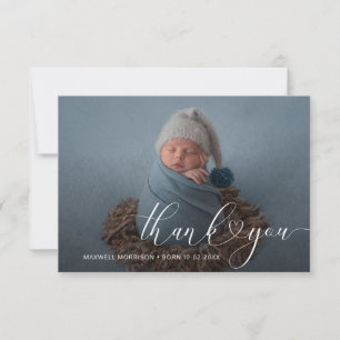 faire-part de naissance coeur Merci