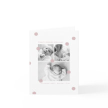 Faire-part de naissance Collage photo bébé Moderne