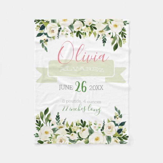 Faire-part de naissance couverture baby stat (Devant)