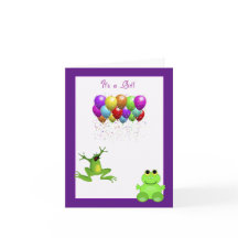 Faire-part de naissance d'année bissextile