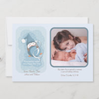 Faire-part de naissance de bébé manchot pour les f