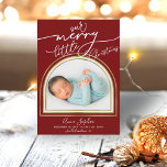 Faire-part de naissance de Noël Arch Frame<br><div class="desc">Lovely arched-themed photo Christmas card. Easy to personalize with your details. Please est utilisée sur touch with me via chat if ou have questions about the artwork or need customization. PLEASE NOTE: For assistance on orders,  shipping,  product information,  etc.,  contact Zazzle Customer Care directly https://help.zazzle.com/hc/en-us/articles/221463567-How-Do-I-Contact-Zazzle-Customer-Support-.</div>