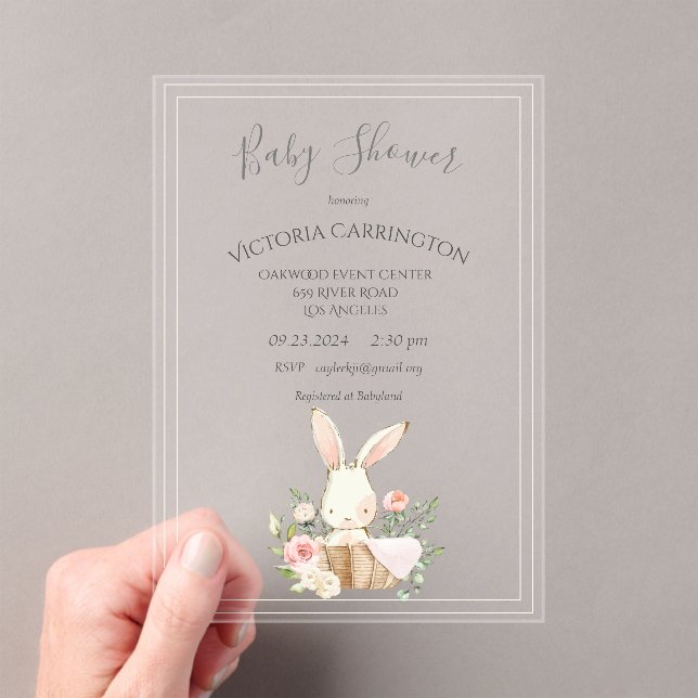 Faire-part de naissance fille floral aquarelle ver (In situ (ordinateur de poche))