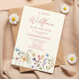 Faire-Part de Naissance Fleur des Champs Bébé