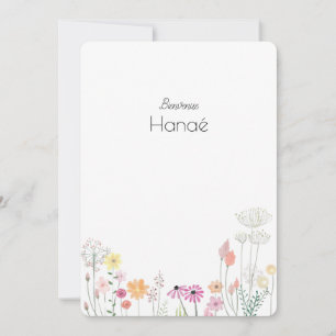 Faire-part de naissance Hanaé