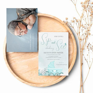 Faire-part de naissance Invitation Sip'nSee  Photo