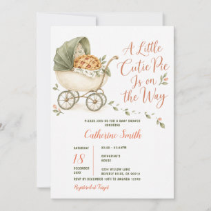Faire-Part de Naissance Little Cutie Pie Carrosse