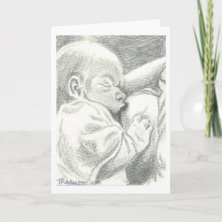 Faire-part de naissance nouveau-né soignant