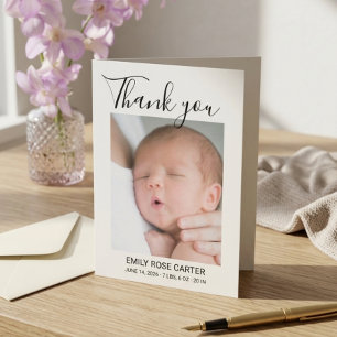 Faire-part de naissance personnalisé avec photo du