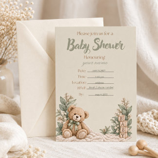 Faire-part de naissance personnalisé et neutre pou