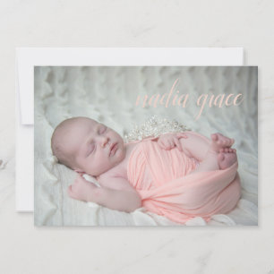 Faire-part de naissance photo