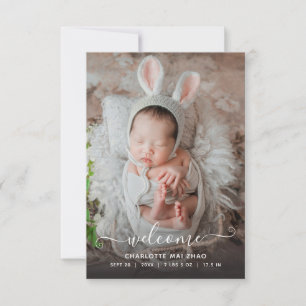 Faire-part de naissance photo Baby 2