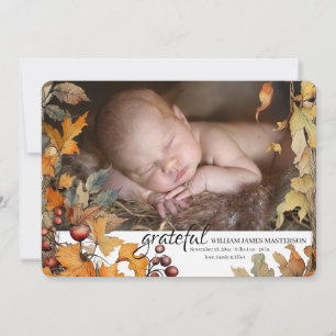 Faire-part de naissance photo de reconnaissance