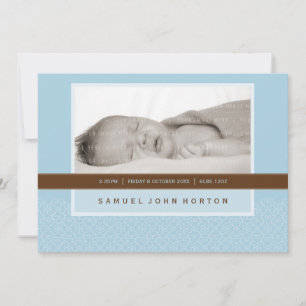 FAIRE-PART DE NAISSANCE PHOTO :: dit doucement 4L