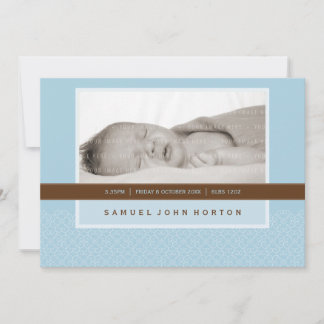 FAIRE-PART DE NAISSANCE PHOTO :: dit doucement 4L