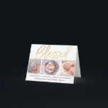 faire-part de naissance photo Gold Foil 3<br><div class="desc">Annoncez votre nouveau lot de joie dans le style avec ces 3 annonces de naissance photo branchées. Ce design est facile à personnaliser avec votre photo et votre libellé et votre famille et vos amis seront ravis quand ils recevront ces cartes fabuleuses.</div>