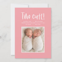Faire-part de naissance photo minimaliste moderne 