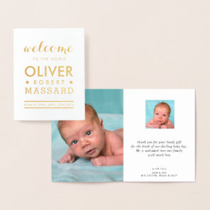 FAIRE-PART DE NAISSANCE photo simple texte