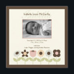 Faire-part de naissance photo Spring Garden<br><div class="desc">Bienvenue dans ce faire-part de naissance photo Spring Garden qui vous permettra de capturer le coeur de vos amis et de votre famille. Cartes de timbre et de remerciement disponibles à berryberrysweet.com</div>