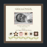 Faire-part de naissance photo Spring Garden<br><div class="desc">Bienvenue dans ce faire-part de naissance photo Spring Garden qui vous permettra de capturer le coeur de vos amis et de votre famille. Cartes de timbre et de remerciement disponibles à berryberrysweet.com</div>