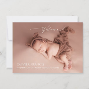Faire-part de naissance Photos minimalistes PixDez
