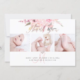 Faire-part de naissance PixDezines+Merci de douche