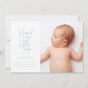 Faire-part de naissance tiré par la main moderne