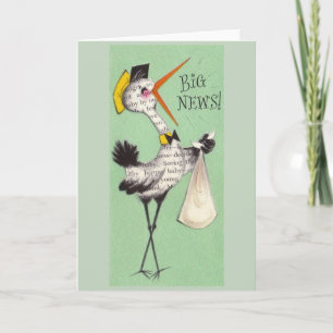 Faire-part de naissance vintage