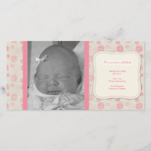 Faire-part de naissance Vintage doux