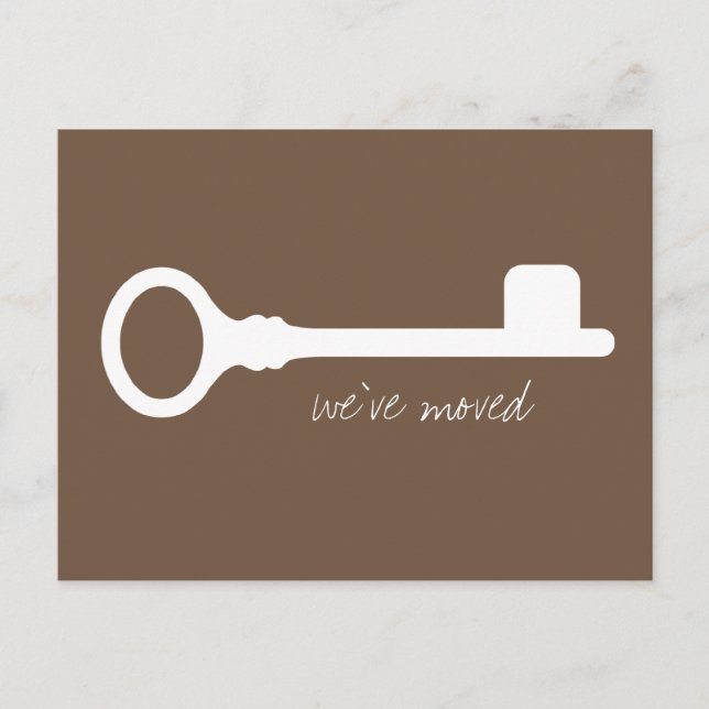 Faire-part de nouvelle adresse Cool personnalisabl (Devant)