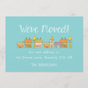 Faire-part de nouvelle adresse Whimsical
