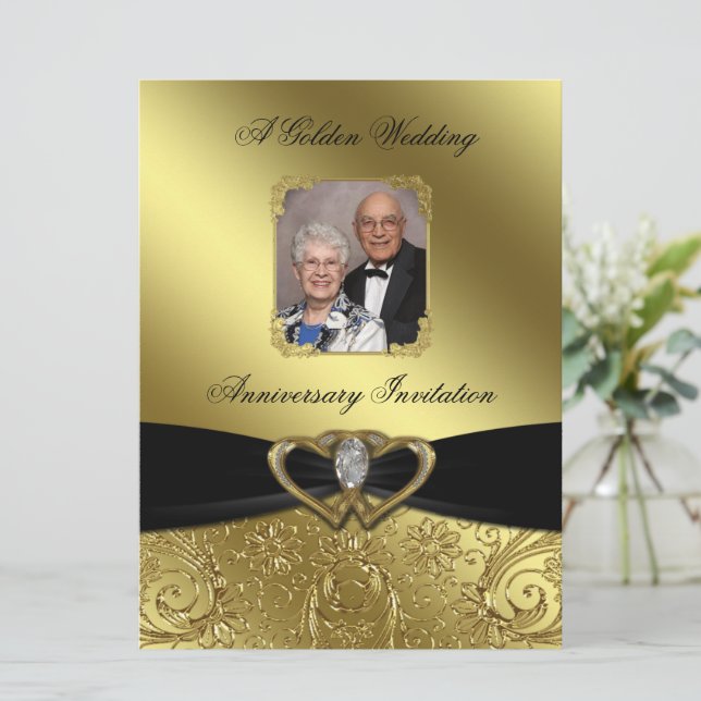 Faire-part de photo pour l'anniversaire de mariage (Debout devant)