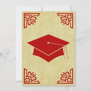 faire-part de plafond de graduation sophistiquée
