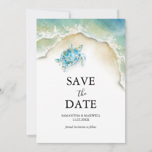 Faire part de plage pour mariages