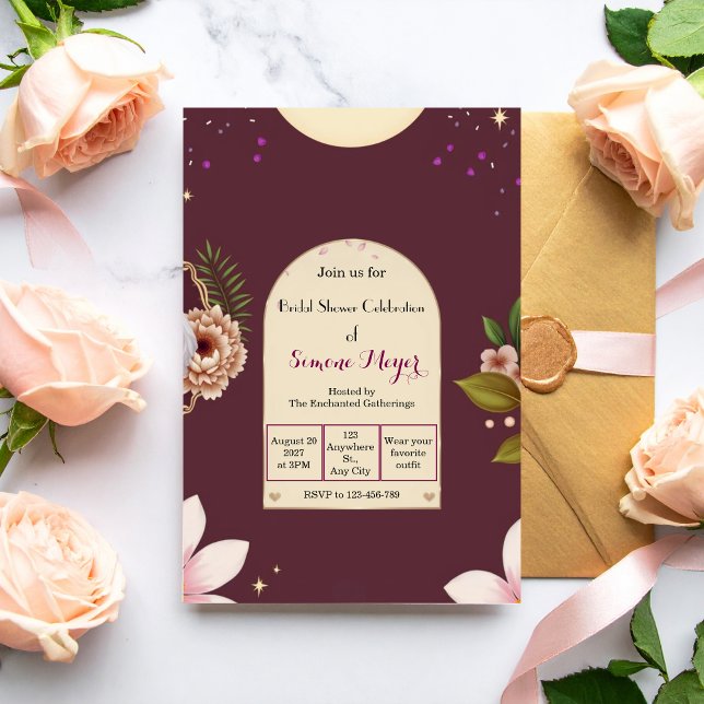 Faire-part de Réception de Mariage Fantastique et  (Créateur téléchargé)