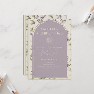 Faire-Part de Réception de Mariage 'Il était une f