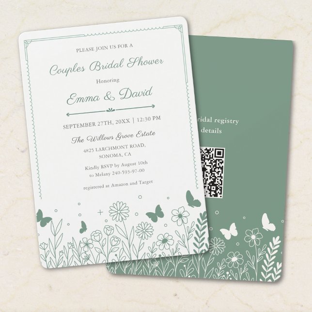 Faire-part de Réception de Mariage pour Couples Ve (Créateur téléchargé)