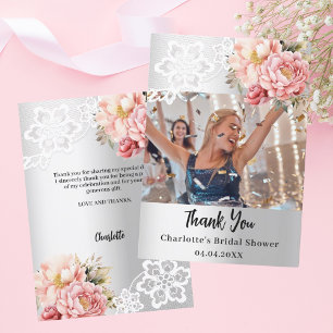 Faire-part de remerciement de Baby Shower avec den