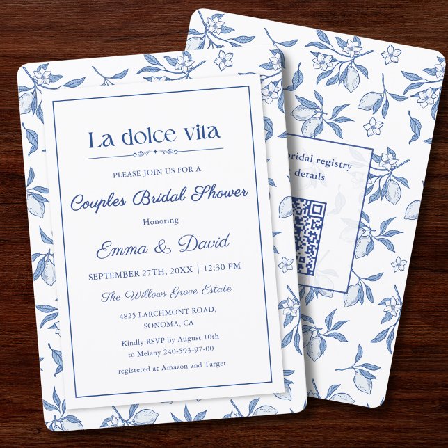 Faire-Part de Remise de Cadeaux de Mariage Couple  (Créateur téléchargé)